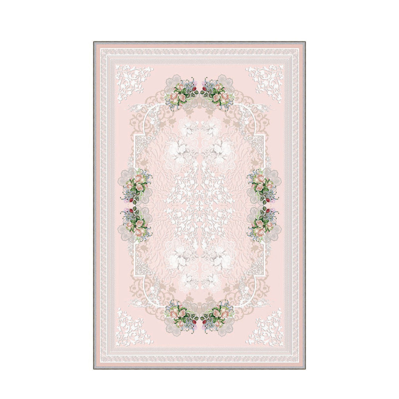 Stylish Hall Carpet 2.6 x 9.8 Feet - 100% Polyester, 0.04 in Pile Height | Antibacterial, Non-Slip PVC Felt Dot Underside | Machine Washable, 3D Digital Print | Perfect for Home Entryways & Living Spaces