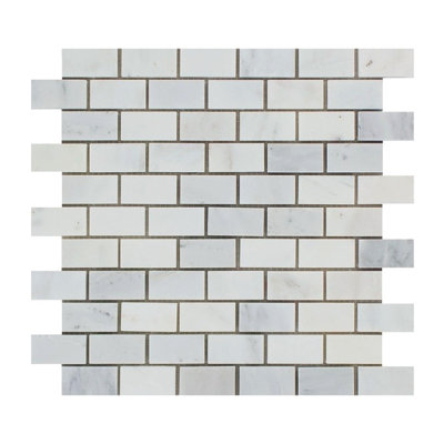 Carreau de mosaïque en marbre et brique