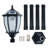 Modern Adjustable Outdoor Integrated LED Solar-Powered Lamp Post (Full)
