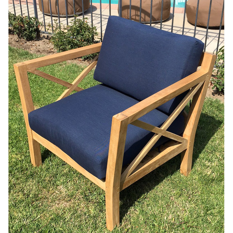 Sunbrella Outdoor Lounge Chair Back Cushion, 24" W x 26" D