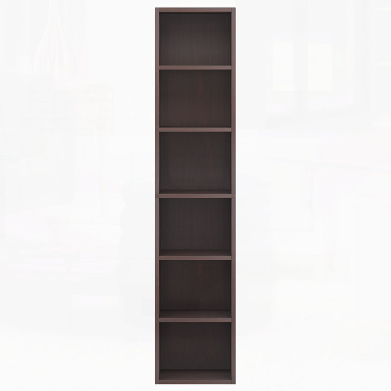 Bibliothèque de coin 70,9 "à 6 niveaux, Cerisier