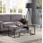 Damien Metal Coffee Table with Open Shelf