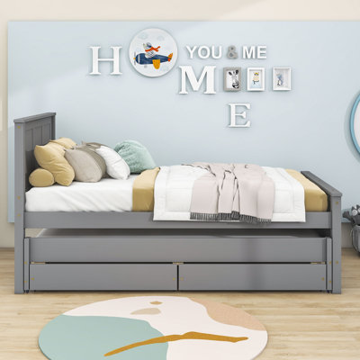 Lit plateforme simple avec rangement