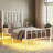 Kasadie Metal Slat Storage Bed with LED Lights-1276126013-1276157403