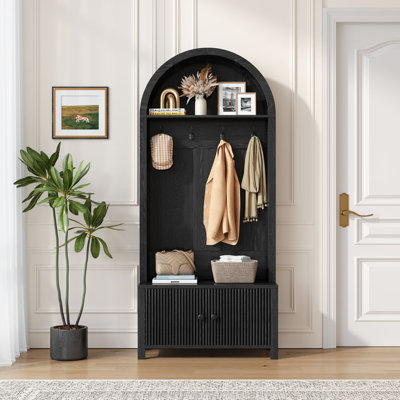 Hall Tree 31.5'' Wide With Shoe Storage