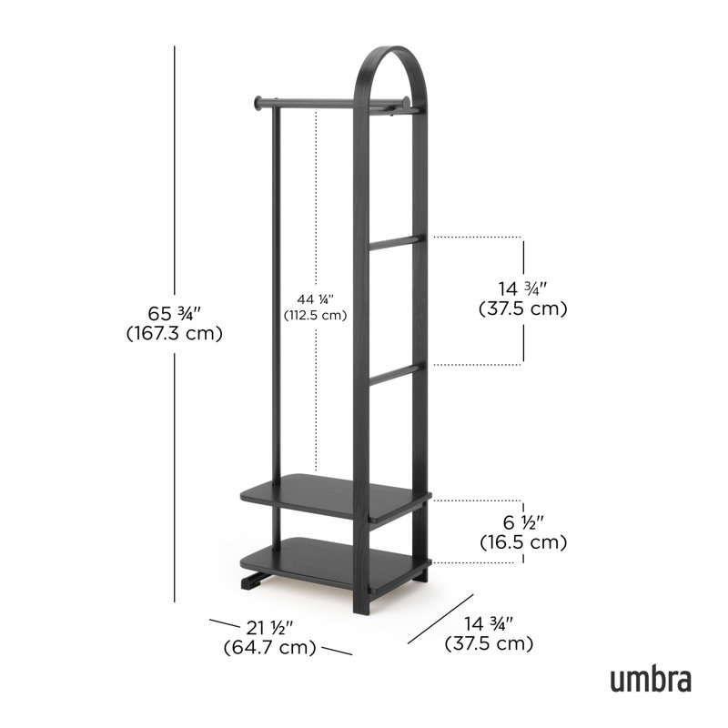 BELLWOOD COAT RACK BLACK, Black