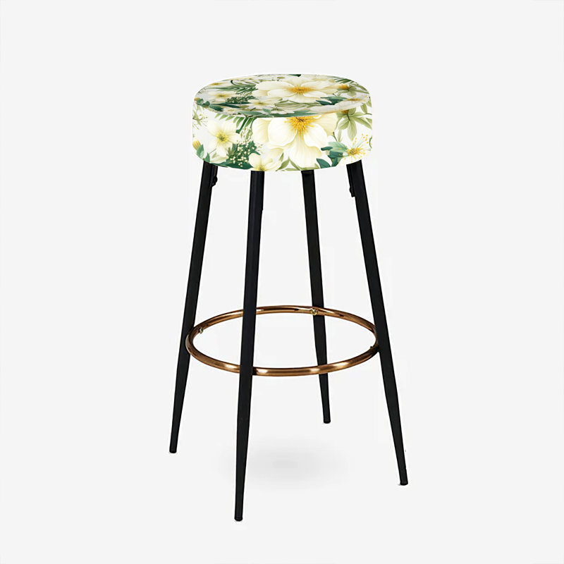 Ensemble de 2 tabourets de bar Boho Botanical Oasis Palm III - Tropical