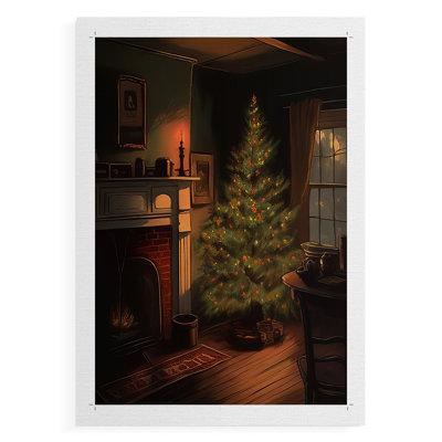 Art des Fêtes de Noël, impression sur toile seulement - non encadrée