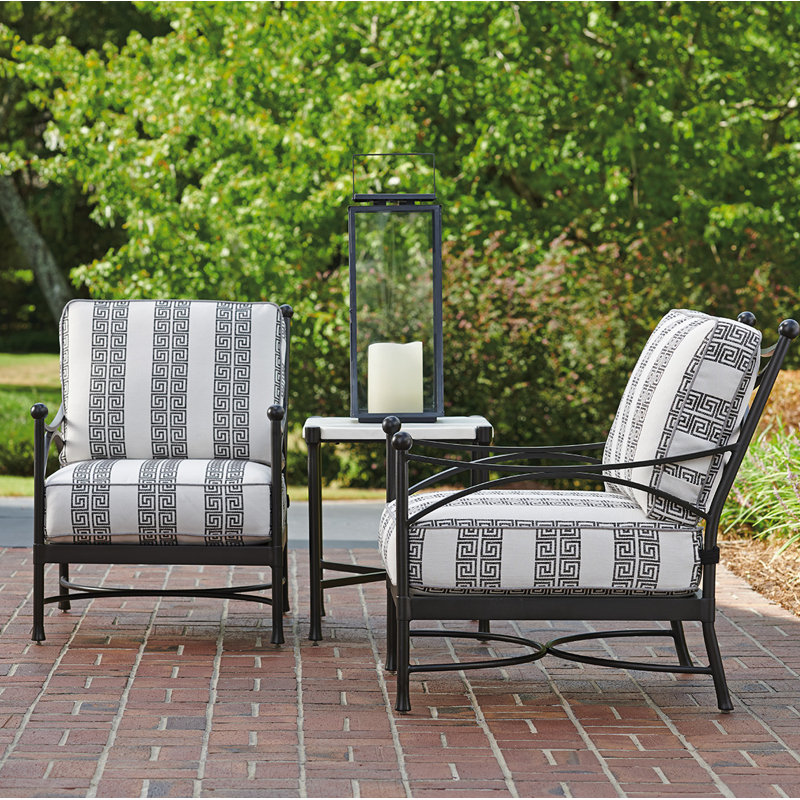 Pavlova Lounge Chair, Black/White