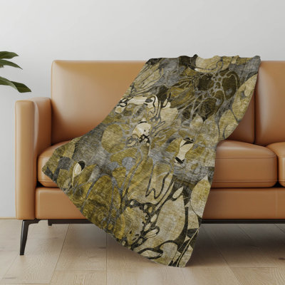 Jeté en sherpa floral Addison