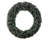 Flocked Christmas Wreath with Clear LED Lights