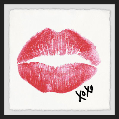 XOXO III - Impression de cadre photo sur papier
