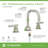 Dia Widespread Bathroom Faucet with Push Pop Drain-87897795