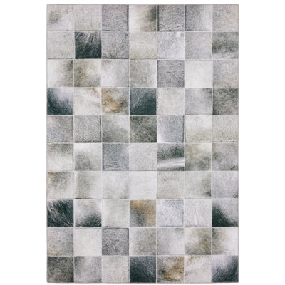 Tapis gris / gris anthracite Kesan