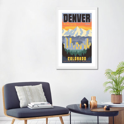 " Denver Travel Poster " by Jim Zahniser