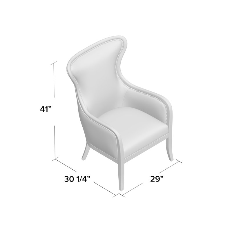 Fauteuil en polyester de 29 po de largeur Annable