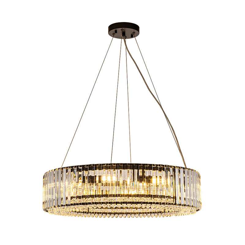 Jauregui 8-Light Crystal Chandelier with Crystal Accents