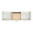 Cambridge 67'' Double Bathroom Vanity with White Quartz Top-90865115