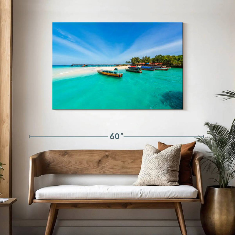 Bateaux Mehar exotiques Zanzibar, H 30 po x l 45 po