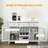 Sideboard Buffet Cabinet,Dining cabinet,Office credenza with wood frame