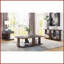 Walnut 2-Shelf Coffee Table for Living Room, Stable Structure &amp; Ample Storage