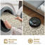 Tapis géométrique antidérapant lavable à la machine taupe-975548074