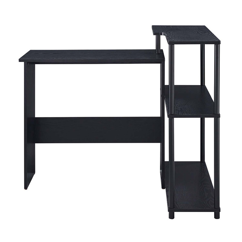 Bureau d'écriture Ievi, finition noire, Noir