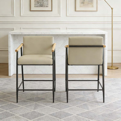 Tabouret de comptoir avec structure en fer