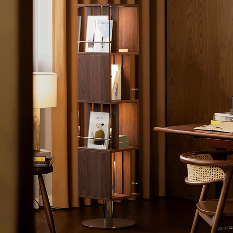 Brown Modern Solid wood Standard Bookcase
