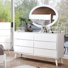 Commode l 6 po avec miroir ovale Stalter