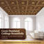 Carreau de plafond à caisson en PVC antique L 24 po x l 24 po Rhine Valley-93601682