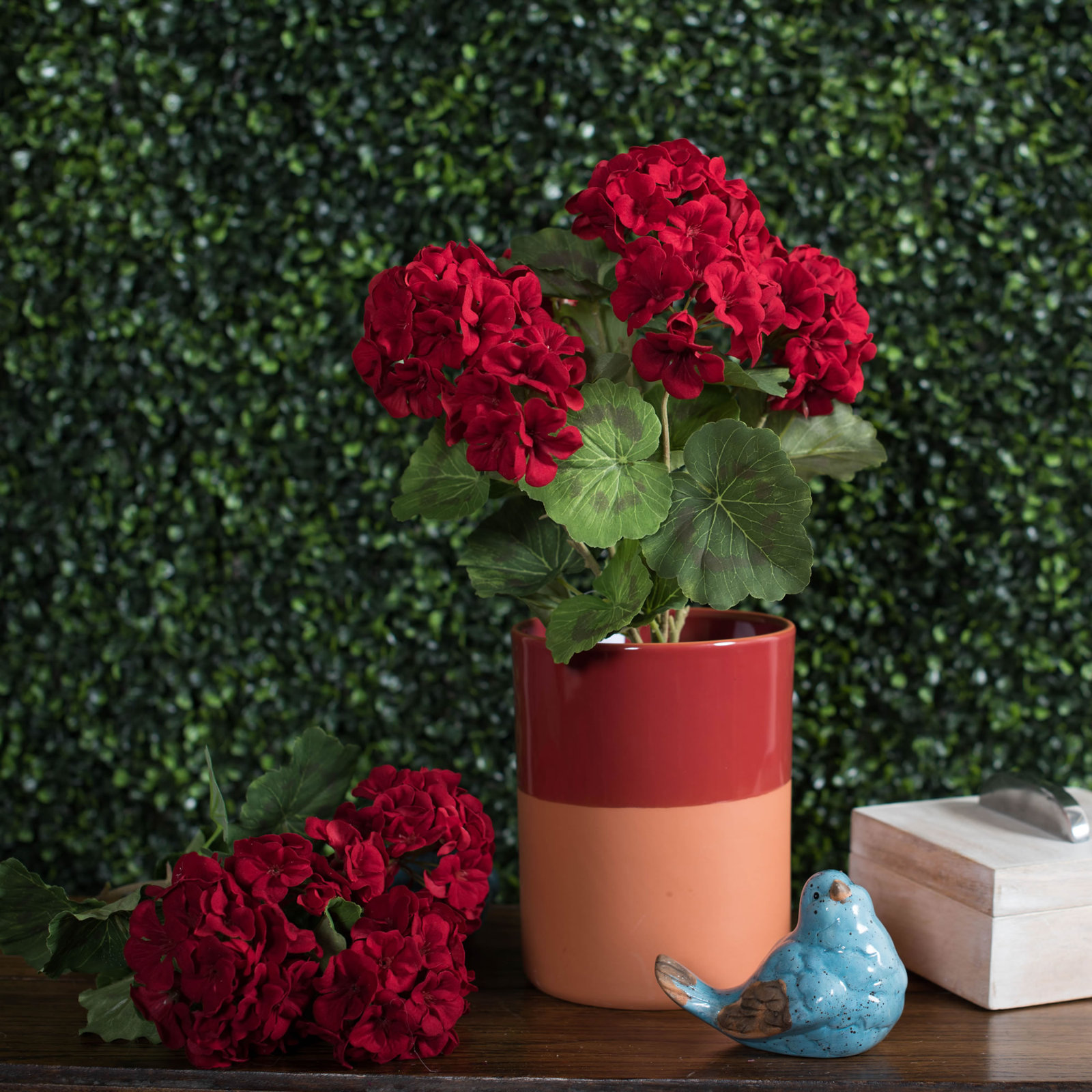 Geranium Floral Stems, Red