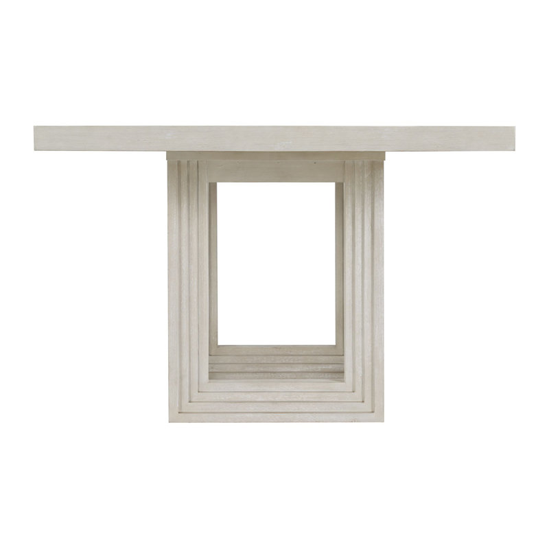 Latitude Run® Randell Square Counter Table in Antique White