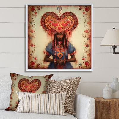 «Lady Erzulie Yoruba African Goddess Of Love I», reproduction sur toile