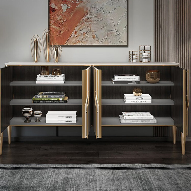 Armoire à chaussures haut de gamme de style italien, H 35,43 po x l 62,99 po x P 15,75 po