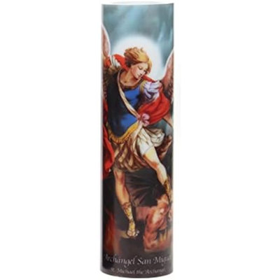 Micheal Flameless LED Devotional Prayer Candle With Automatic Timer