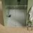 56"-60"W X 76"H Frameless Shower Door, Sliding Shower Door, Premium 5/16"(8Mm) Thick Tempered Glass Shower Enclosure With Towel Bar ,Double Side Easy Clean Coat, Finished With Buffer-118169758