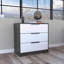 Commode 3 tiroirs, plateau supérieur