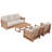 5-person Outdoor Seating Group Set With Coffee Table