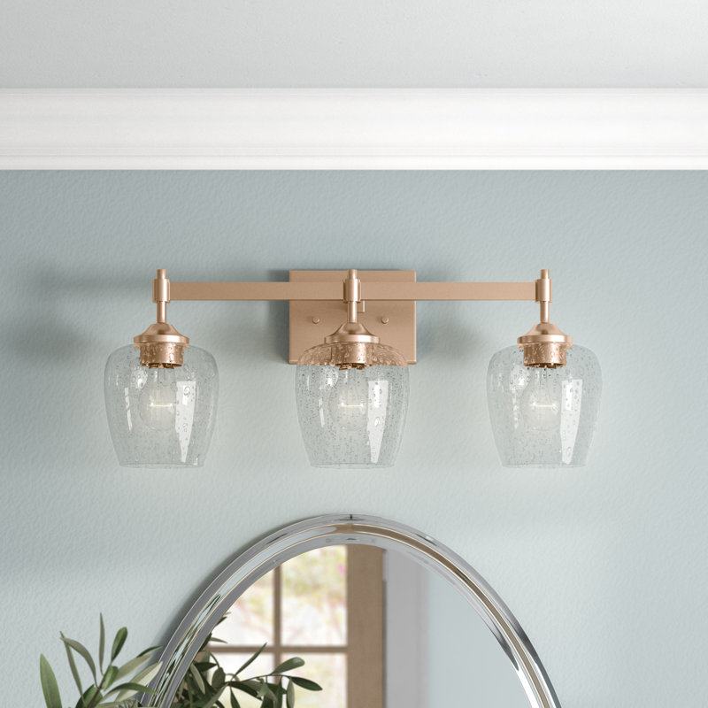 Pardeesville 3 - Light Vanity Light, Satin Brass