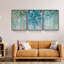 Abstrait - Ensemble de 3 peintures sur toile-86896651-86896650