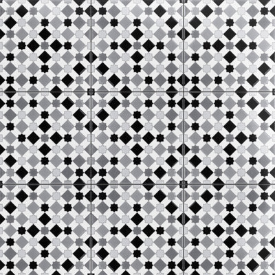 Sevillano Giralda 8" x 8" Ceramic Patterned Wall Tile