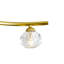 Lustre spoutnik moderne à 6 lumières de 29,1 po avec abat-jour en cristal Inez-1419407909