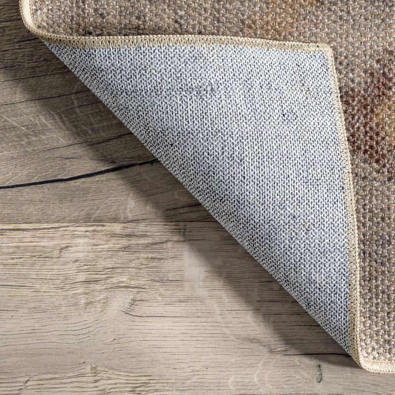 Jonie SuperiorWash Bohemian Easy-Jute Machine Washable Area Rug, Rectangle 5' x 8'