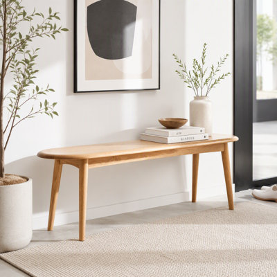 Natural Oak Wood for Dining Bench