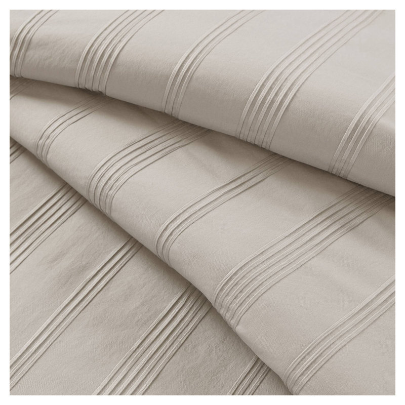 Ensemble d'édredon 7 pièces, Édredon double / grand + 6 pièces supplémentair, Beige