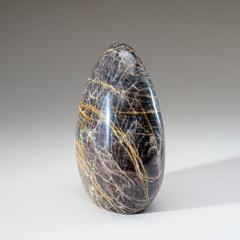 Moonstone Hand Painted Stone Abstract Decorative Object
