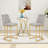 Branchville Upholstered Counter Stool with Metal Frame-795483951