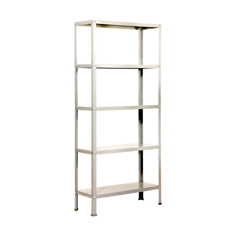 Vanmeter 100 cm W Steel Adjustable Height Shelving Unit, White