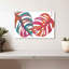 Harnek, feuilles de palmier colorées III-107845682